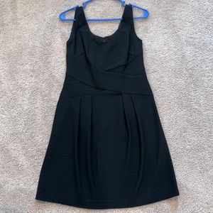 Women’s brand new flattering design Ann Taylor black dress size 2